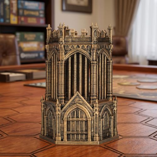 Dice Holder RPG Terrain Tabletop Wargame Bronze Sentry Tower Prison AF1203B
