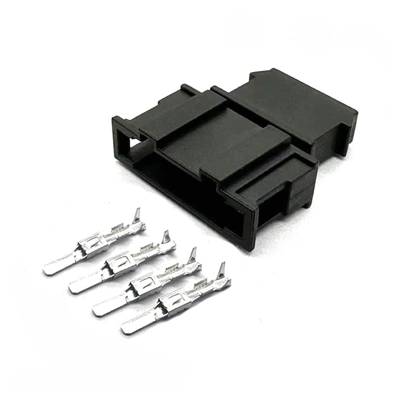 BHUPWZE 1/4 Pin 191972714 Male Car Door Horn Plug Wire Harness Socket Automotive Brake/Switch Connector(4 Pin,Male Insert_1 Set_4P)