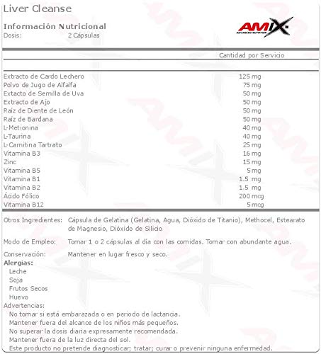 AMIX LIVER CLEANSE (100 CAPS)