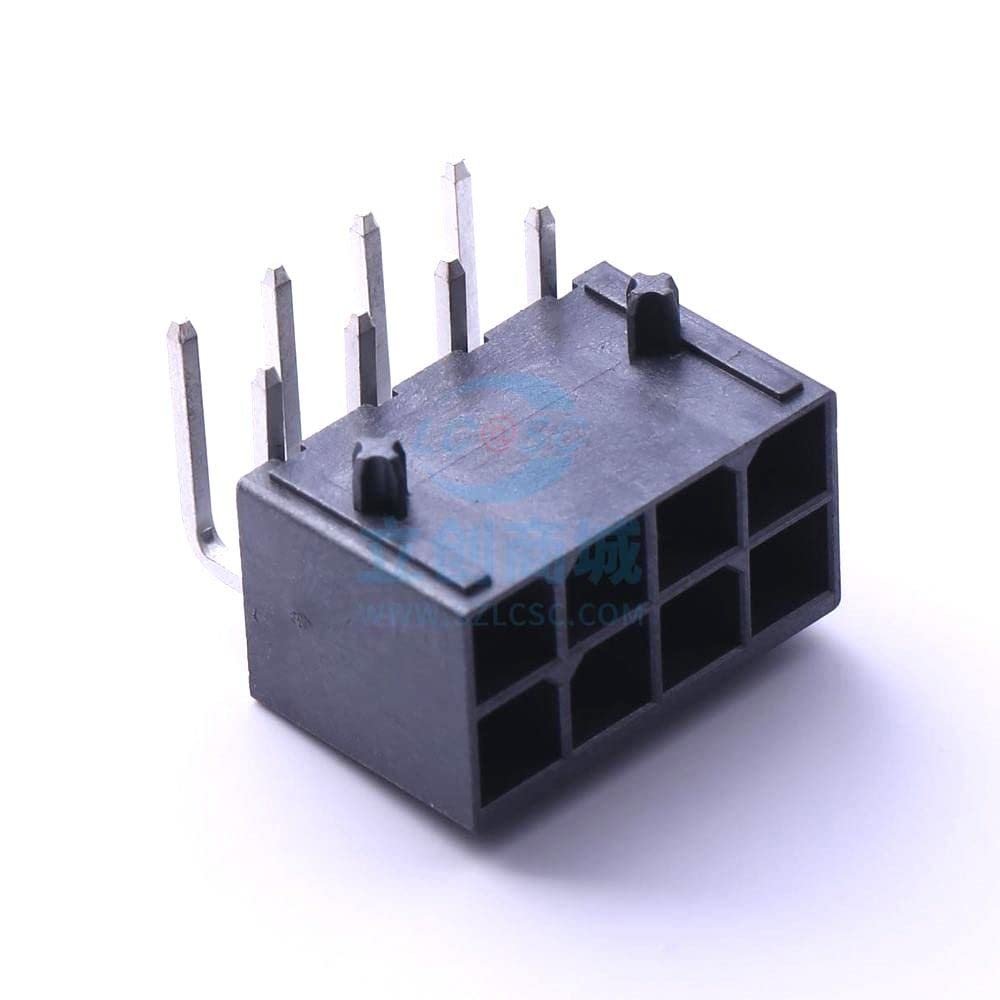 2 Pcs WF2x4P5.7mm Double Row 90 Degree High Conductivity Copper Matte Tin LCP08P WiretoBoard