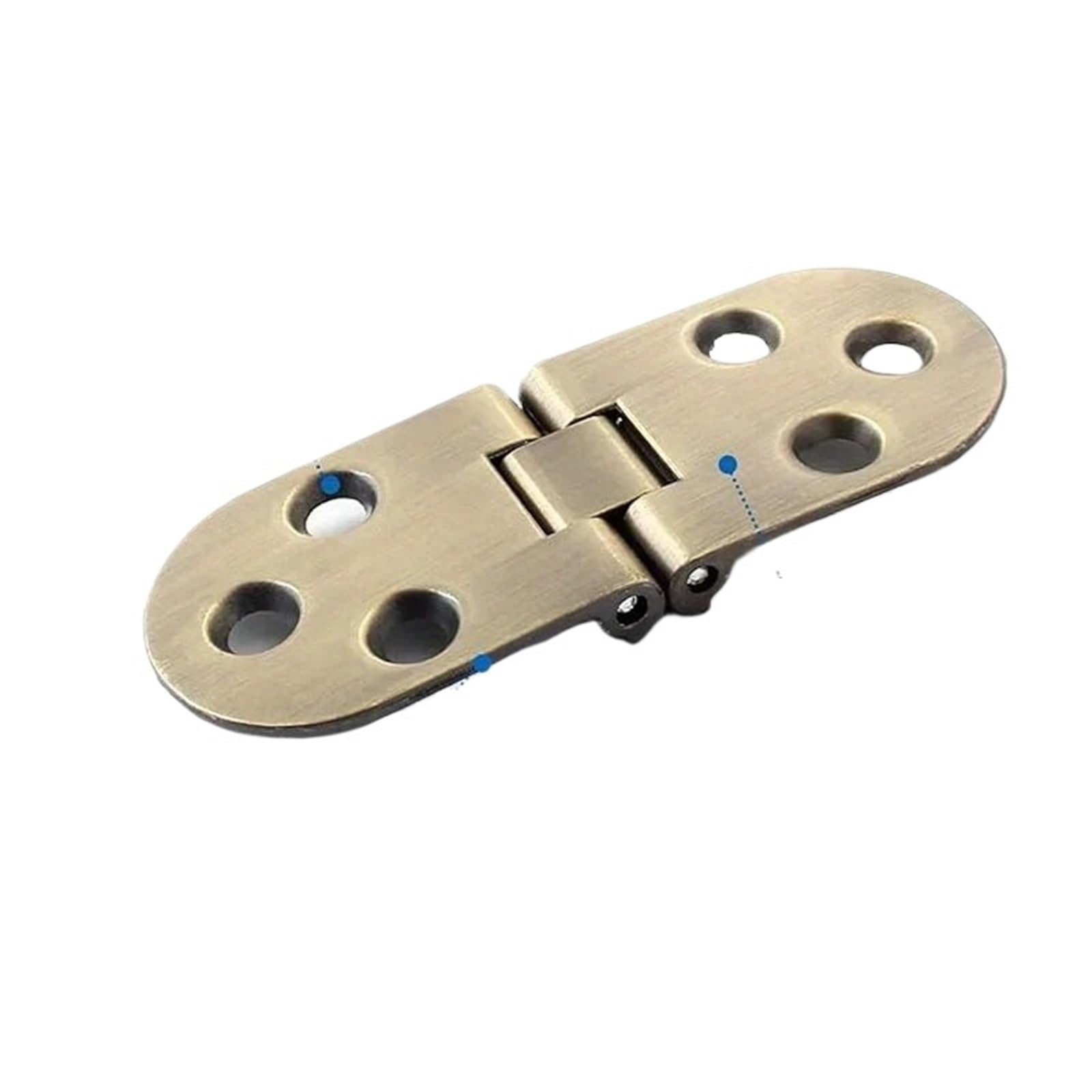 NYRXRYTCA Duty Folding Table Hinges Bronze Sewing Machine Flip Top Hinge Zinc Alloy 12Pcs