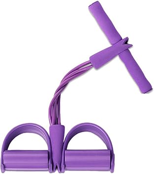 1 Pcs Foot Pedal Resistance Band,Stomach Exercise Equipment,Elastic Pull Rope Foot Resistance Band,Abdominal and Muscle Training Equipment Suitable for Home,Gym,Etc,Suitable for Fitness Enthusiasts