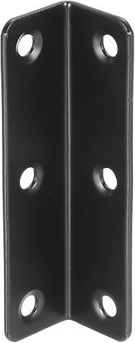 Miniatura 5 de uxcell Juego de 20 soportes de esquina en L, 20 unidades, 0.787 x 0.787 x 3.150 in, acero inoxidable, ángulo recto de 90 grados, con tornillos, para