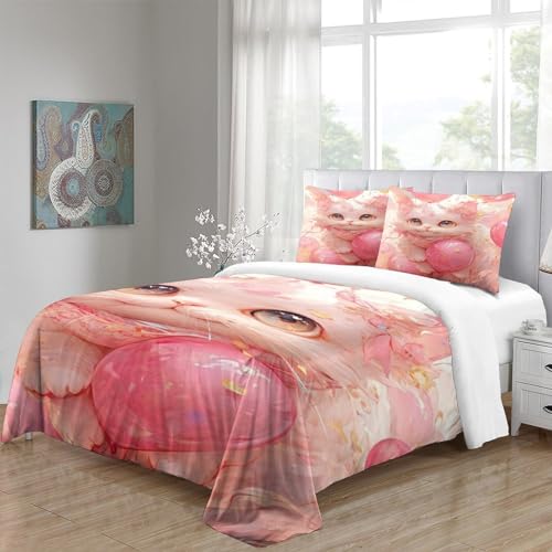 Fine Drawing parure de lit 3 pièces impression 3D haut de gamme en fibre de polyester durable