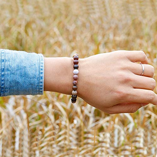 Koraliki z kamieni naturalnych, Bransoletka z mieszanego turmalinu odpowiednia dla kobiet i mężczyzn koralików kwarcowych(Beads 8mm,24cm 9.5inch)