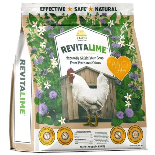 Eaton Pet and Pasture Revitalime Natural Coop Freshener for Chickens, 20Lbs