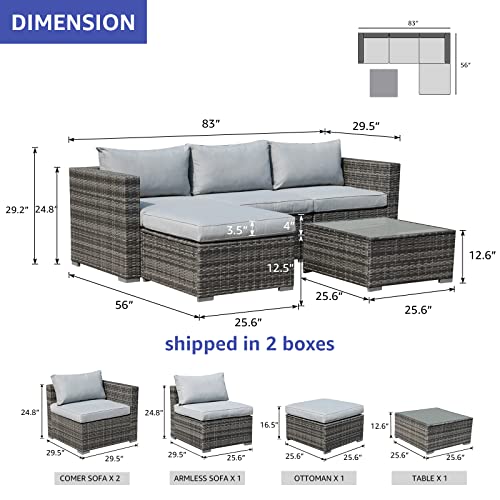 Patiorama 5 Piece Outdoor Patio Furniture Set thumb #3