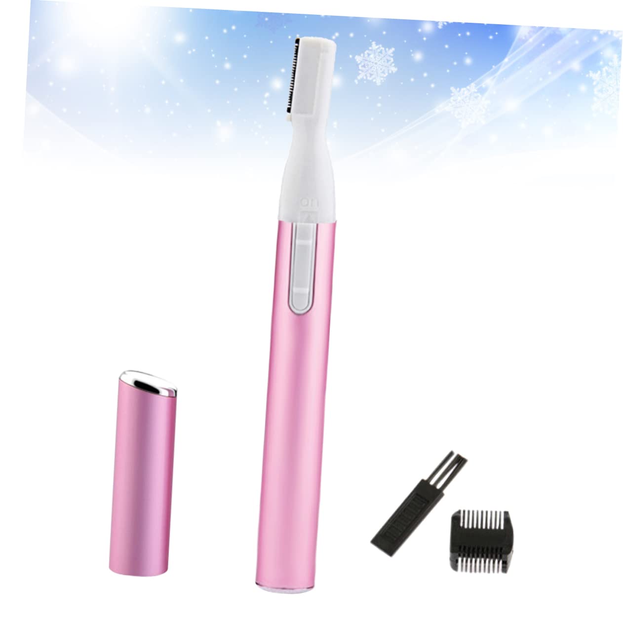 Beatifufu Electric Eyebrow Razor Hair Remover Facial Body Hair Trimmer Battery-Free Compact