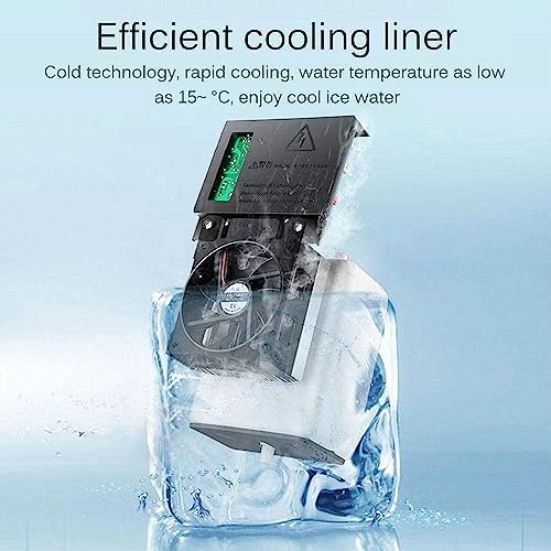 Electric Water Dispenser, Desktop Water Cooler Heater for Home Office Hotel, Cold Hot Ice Water Fountain, Simple Operation