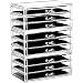 Ikee Design Jewelry Makeup Drawer Organizer Tray Three Pieces Set (9 Large Drawers)