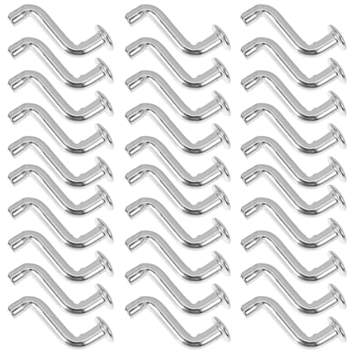 Clips para estanterías de palets Hemobllo con 50 pernos en J de hierro resistente 2