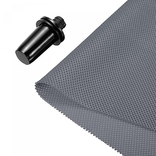 Tela Para Parrilla De Altavoz, Tela De Malla Negra Tela Para Parrilla