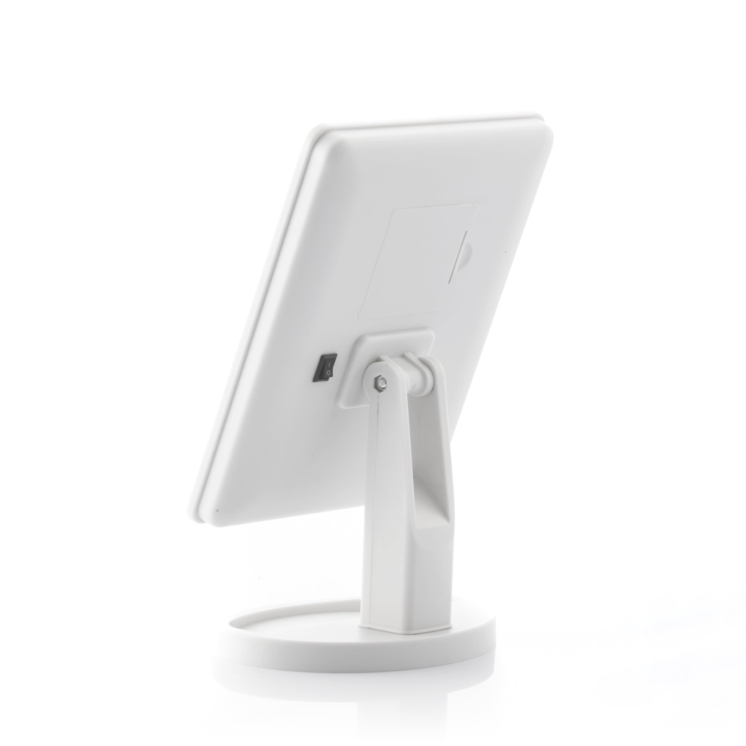 InnovaGoods® Specchio da tavolo con luci LED tattili Perflex, illumina il tuo viso e valorizza il tuo trucco, con funzione di specchio LED, touch e design elegante, ideale per il bagno e la toeletta.