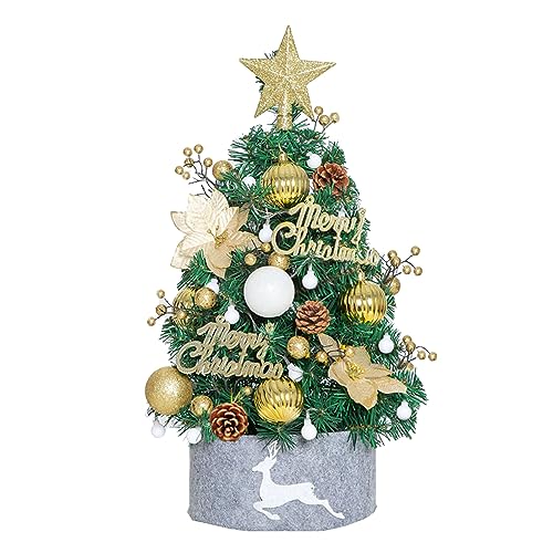 Prelit Albero di Natale da Tavolo 60 Cm Mini Albero di Natale in...