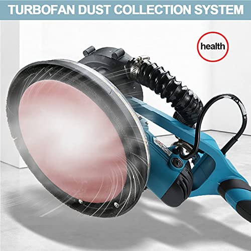 1800W Telescopische Gipsplaten Schuurmachine Wandschuurmachine 1000-2100RPM Elektrische Gipsplaten Schuurmachine met Led… - Afbeelding 6