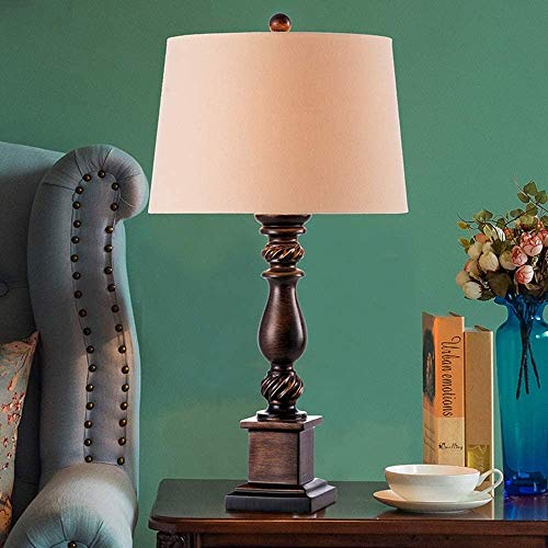 Lampe de table rétro E27 en résine créative pour éclairage de chambre et salon - 2