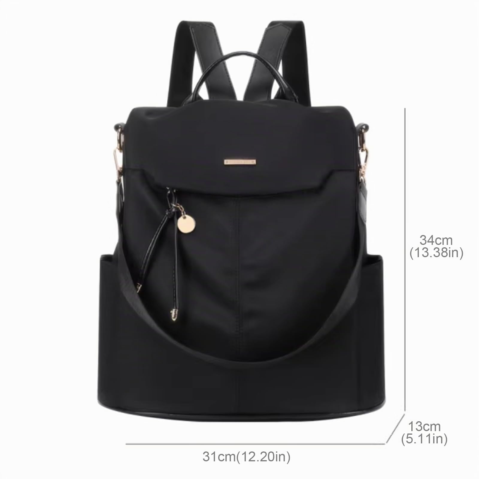 Leathario Mochila Antirrobo Para Mujer con Multibolsillos, Bolso Multifuncional para Uso Diario como Viaje, Escuela y Universidad