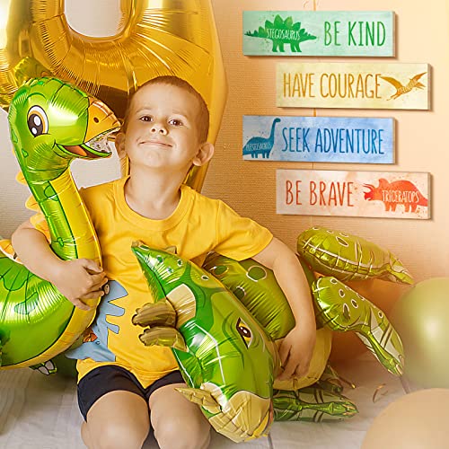 Ittoir Pharmacy Products Wall Art Sign Boy Room Decors Kids Bedroom Decor for Boys Watercolor Dinosaur Wooden Hanging Wall Decor for Boys Kids Bedroom Playroom c
