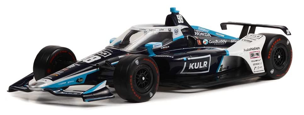 INDYCARGreenlight 11159 2022 NTT Series - #98 Marco Andretti / Andretti Autosport, KULR Technology Group 1:18 Scale Indy 500
