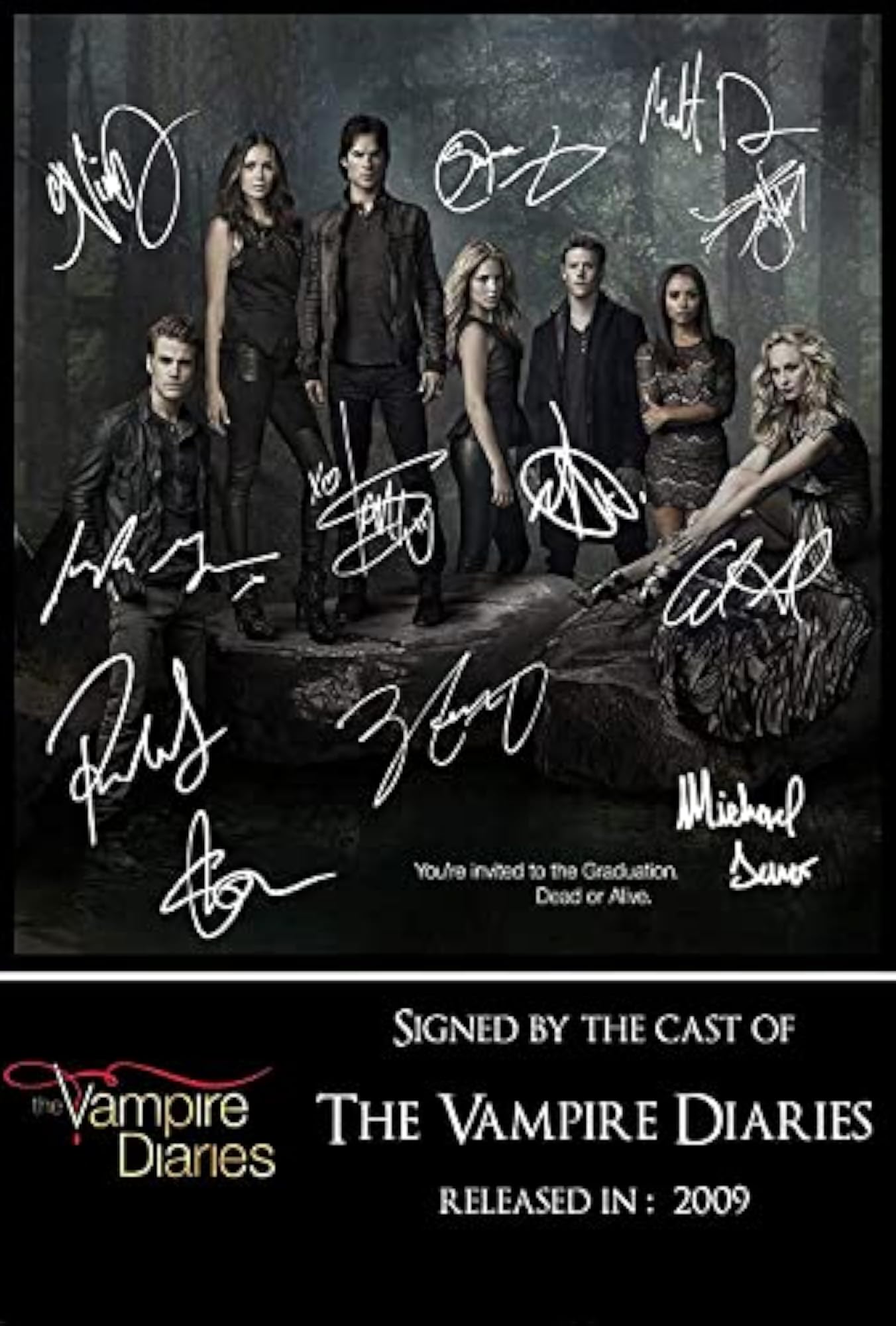 The Vampire Diaries Poster 12x18 Unframed Multicolor