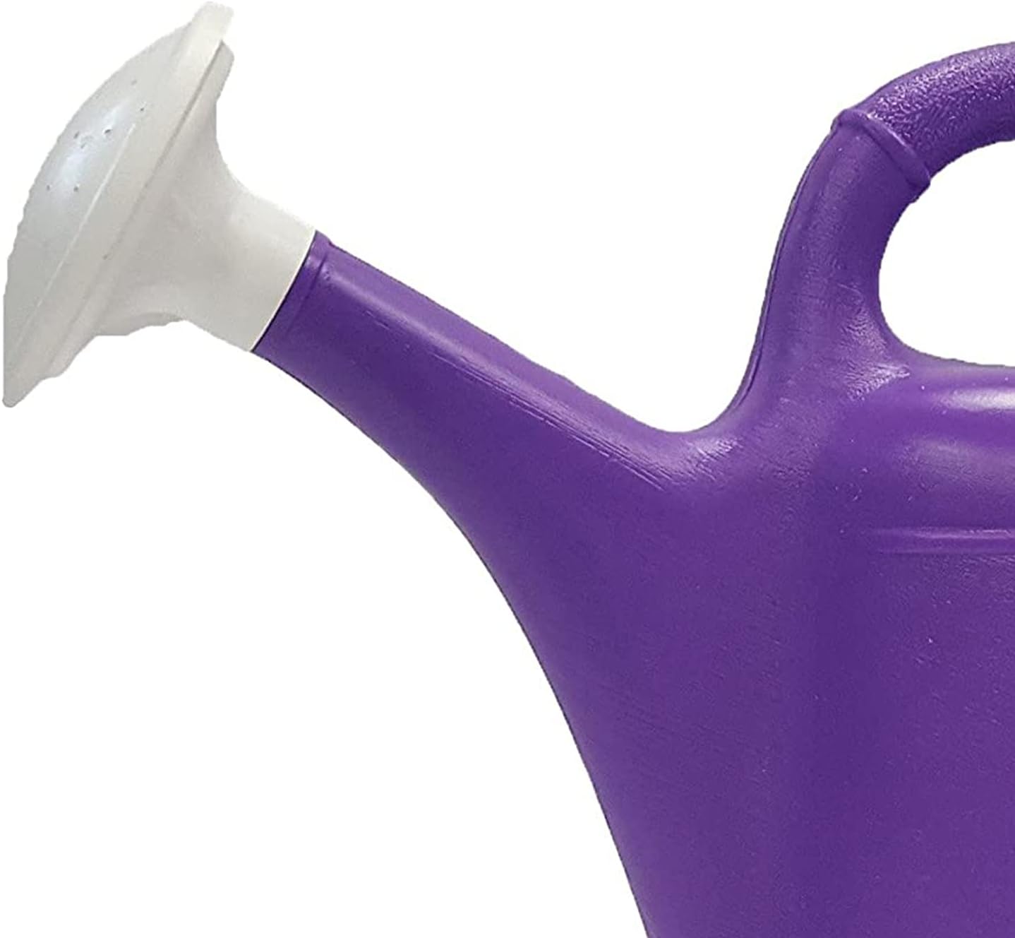 Union Products 63071 2 Gallon Plastic Indoor/Outdoor Watering Can w/Tulip Design for Garden, Potted Plants, & Patio Pots, Purple (2 Pack)