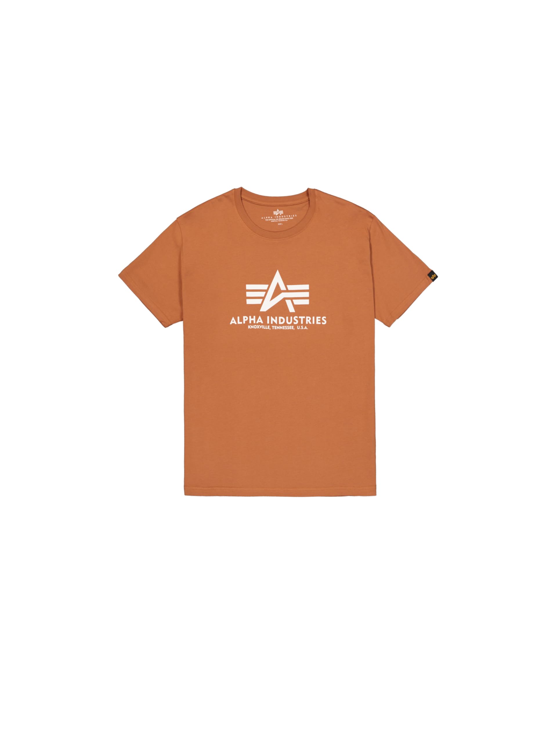 Alpha Industries Basic T-Shirt for Men Hazel Brown