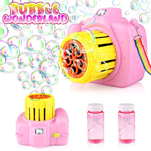 Betheaces Bubble Machine Toys for Kids Toddlers Boys Girls, Automatic Bubble Blower