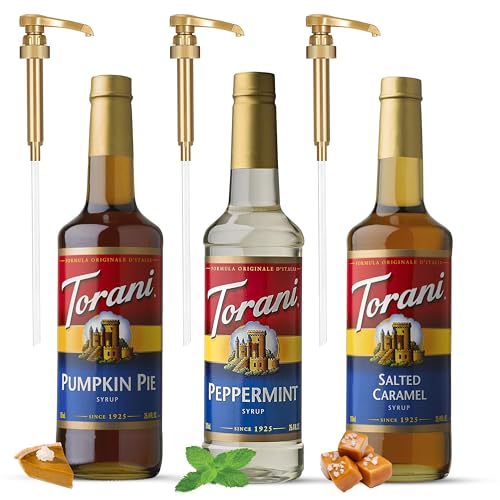 Holiday Syrup Flavors - Pumpkin Pie, Peppermint...
