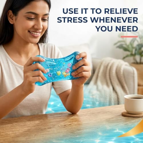 Image of ZIBUYU Ice Cube Squishy Stress Relief Cube with Shells