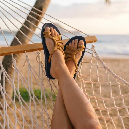 Image of Plaka Relief Flip Flops for Women with Arch Support | Comfy Sandals for Women | Perfect for the Beach, Long Walks or Poolside