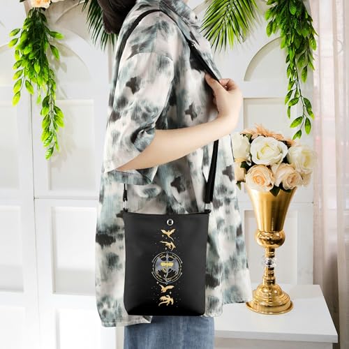 WCGXKO Book Inspired Crossbody Bag Dragon Rider Gift for Literature Lover4