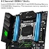 MACHINIST LGA 2011-V3 ATX Motherboard, X99 Gaming Motherboard with Self-Check Card (Intel 5th/6th Gen, PCIe 3.0, Dual M.2 Slots, DDR4, SATA 6Gb/s, USB3.0) for Intel XEON E5 V3/V4, Core i7 Series