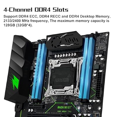 MACHINIST LGA 2011-V3 ATX Motherboard, X99 Gaming Motherboard with Self-Check Card (Intel 5th/6th Gen, PCIe 3.0, Dual M.2 Slots, DDR4, SATA 6Gb/s, USB3.0) for Intel XEON E5 V3/V4, Core i7 Series