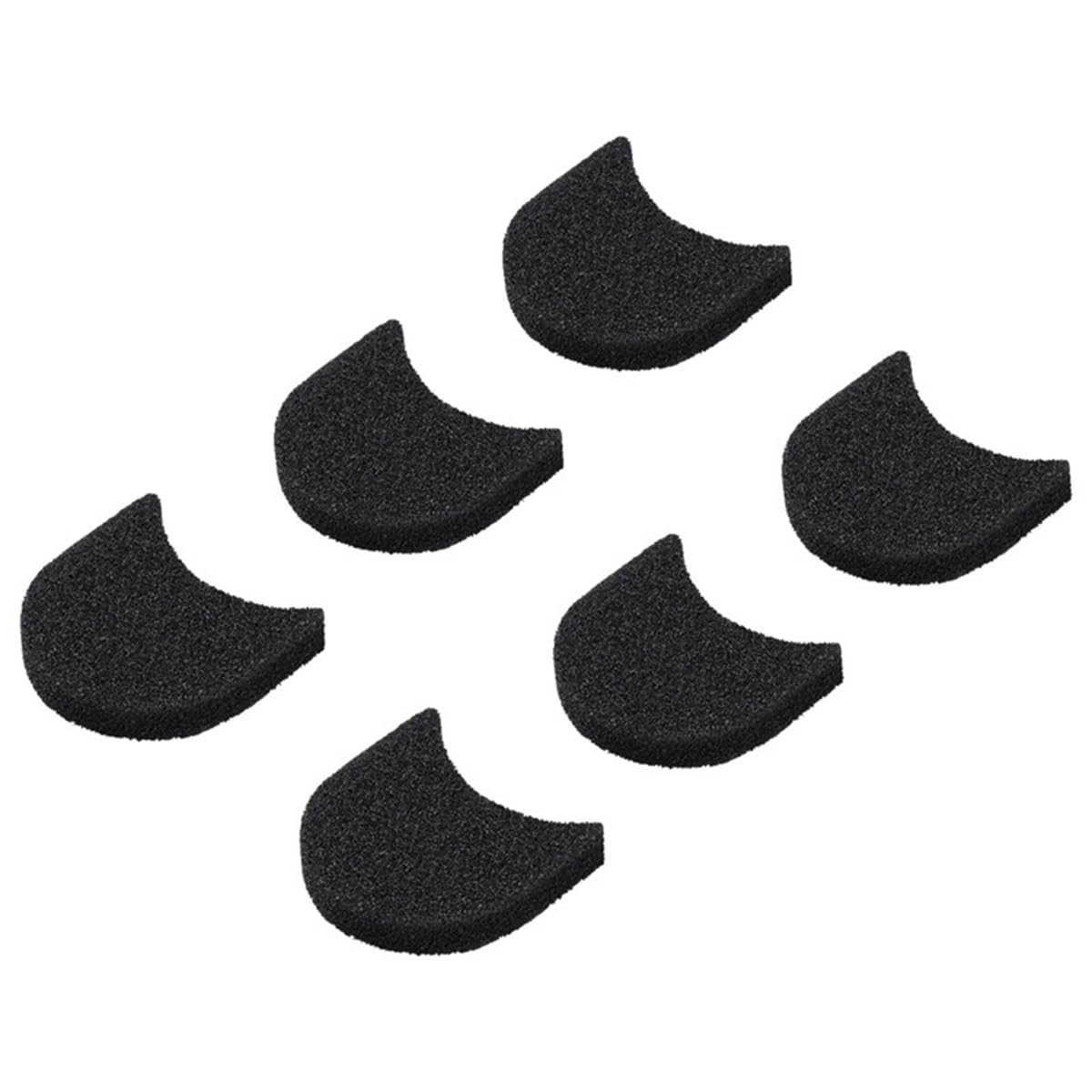 Riven Confezione da 6 cover per microfono vento per fotocamera GO 3 GO 3S Action Camera Riduzione del rumore in schiuma nera