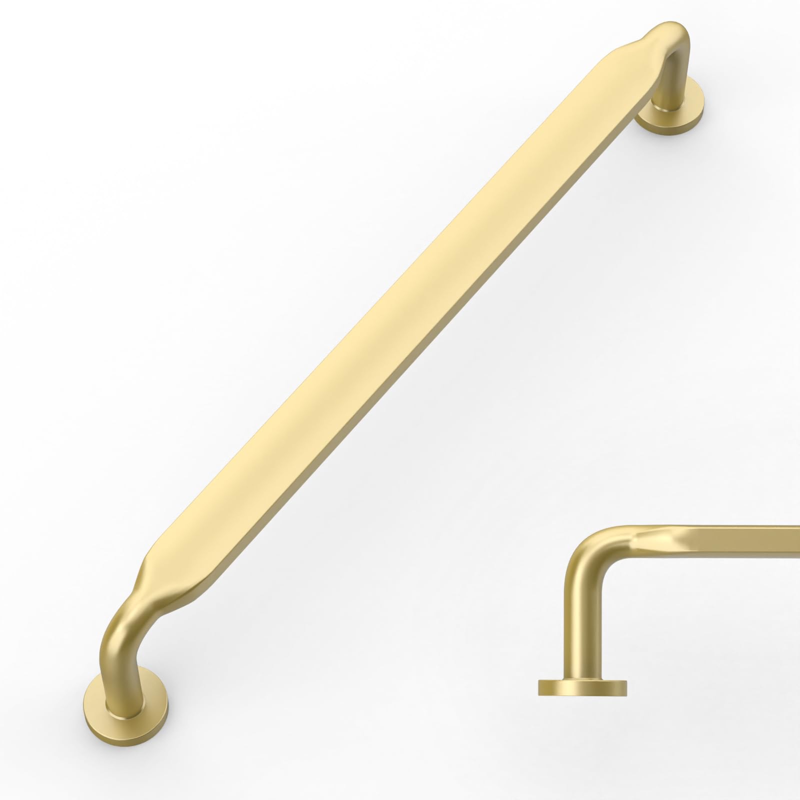 Amerdeco 10 Pack Gold Cabinet Pulls 160mm(6.3nch) Hole Centers Kitchen Cabinet Handles Solid Zinc Alloy Cabinet Hardware Drawer Pulls AM017 — image 1