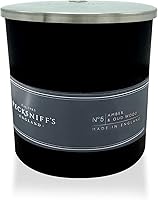 Vista 9 de Pecksniffs - Vela perfumada clásica blanca con 1 mecha, pomelo y cítrico, velas de lujo elegantes de vidrio - 6.49 onzas