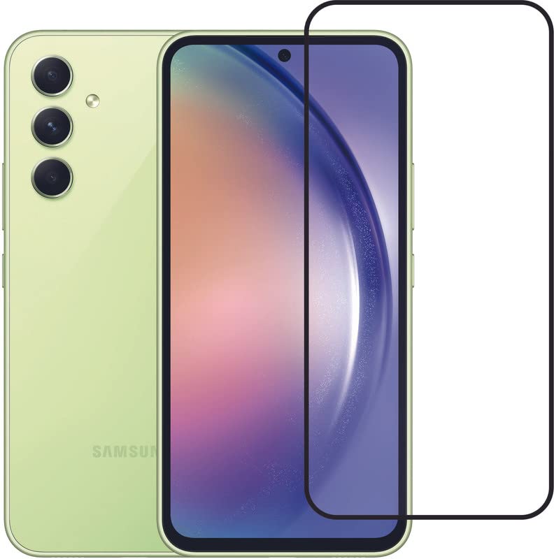 Image of Casodon Tempered Glass Screen Protector Guard for Samsung Galaxy A54 5G - Black