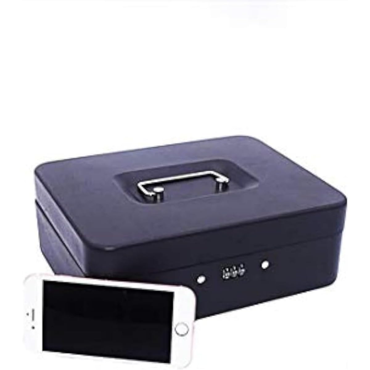 Amazon.co.jp: Coodusu 金庫 手提げ金庫 安心保管ボックス 金属製 A4