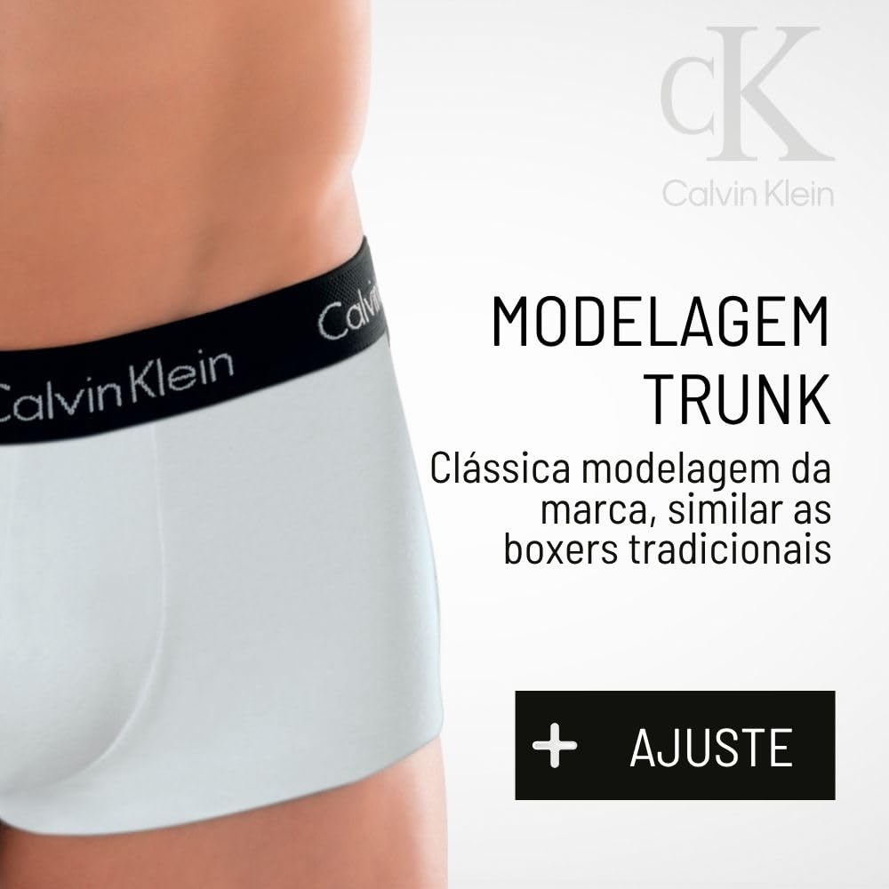 Cueca Boxer Calvin Klein Algodão Premium Low Rise Trunk Original CK em promoção! Veja a oferta e mais achadinhos de Moda íntima 6 Hoje é o melhor dia para comprar Cueca Boxer Calvin Klein Algodão Premium Low Rise Trunk Original CK com aquele preço maroto! Promoção! Aproveite a oferta! 6