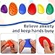6 Stück Fidget Toys Sensory Stones, Beruhigendes Anti Stress Sensorik Spielzeug, Emotional Beruhigendes Spielzeug, zur Konzentrationsförderung Bei, Sensorik für Stressabbau für Erwachsene