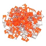 Usos múltiples: adecuado para una variedad de accesorios de iluminación, incluidas luces empotradas y luces, lo que su versatilidad, clips de resorte resistentes para luz de panel, clips fijos de luz de techo de plástico