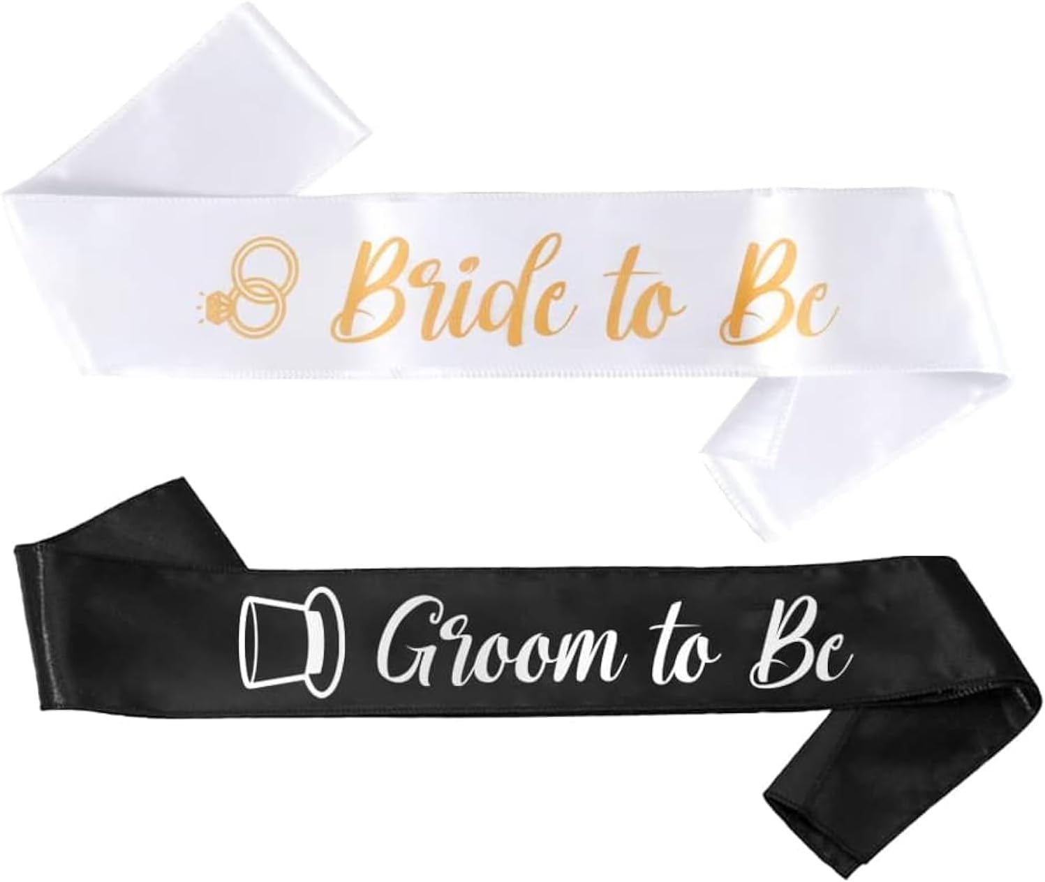 Bride to Be & Groom Sash Set