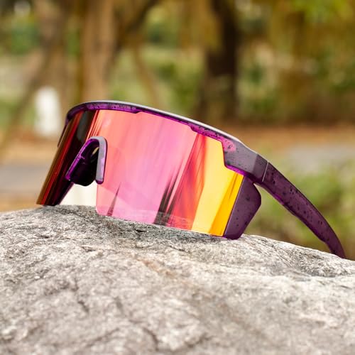 Image of WISTON XL Z87 Sunglasses for Big Wide Heads Men Women,TR90 Ultralight UV400 Protection Sun Glasses Z8224