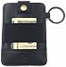 VipinStar Black Credit Card Holder Minimalist Slim Wallets for Men/Women with Key Ring