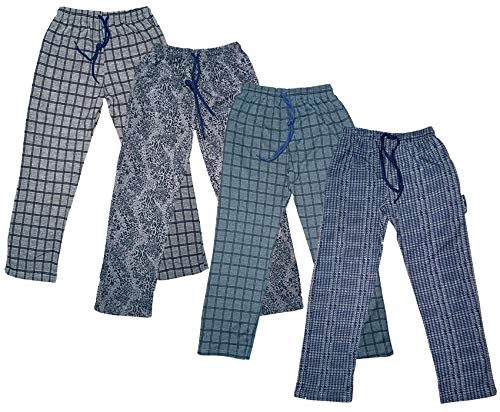 Image of IndiWeaves Boys Polyester Printed Track Pants /Lower (Grey1,Grey2,Grey3,Grey5,8-9 Years) Pack of 4