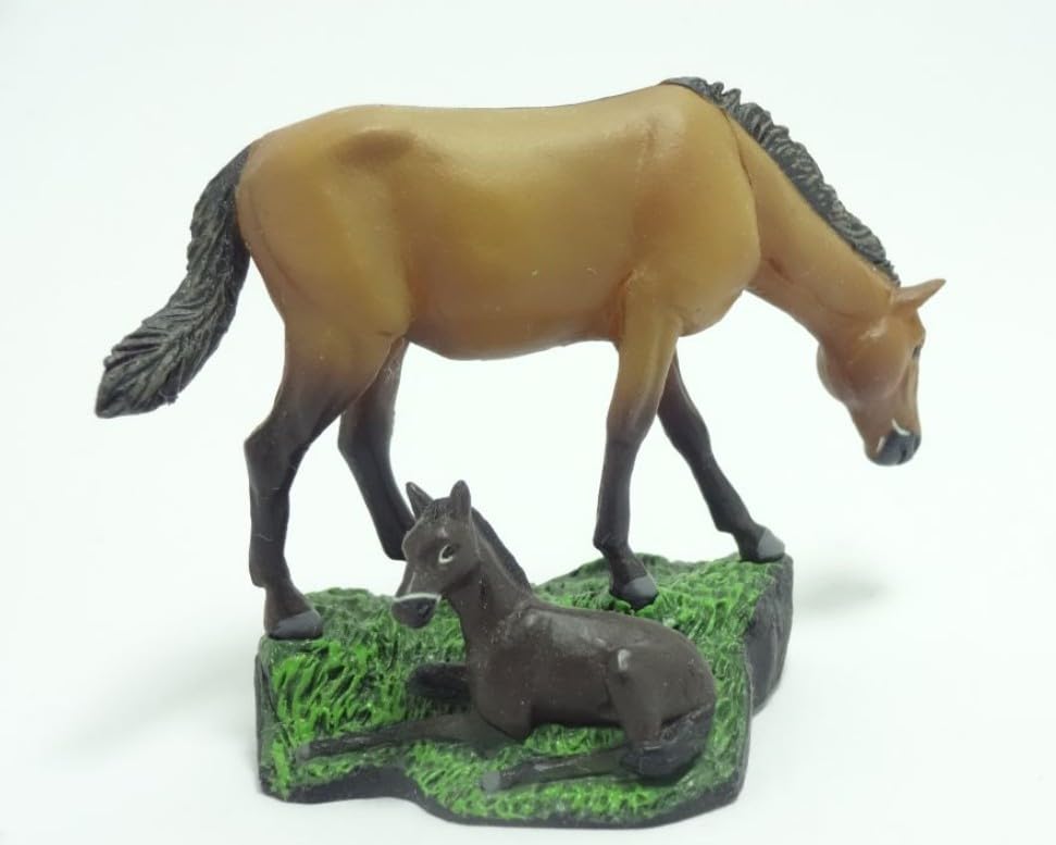 Amazon.co.jp: 岬馬 海洋堂 週刊日本の天然記念物 フィギュア 検