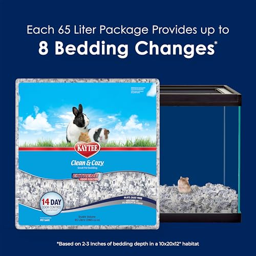Image of Kaytee Clean & Cozy Extreme Odor Control Bedding, Made for Small Animals, 65 Liters