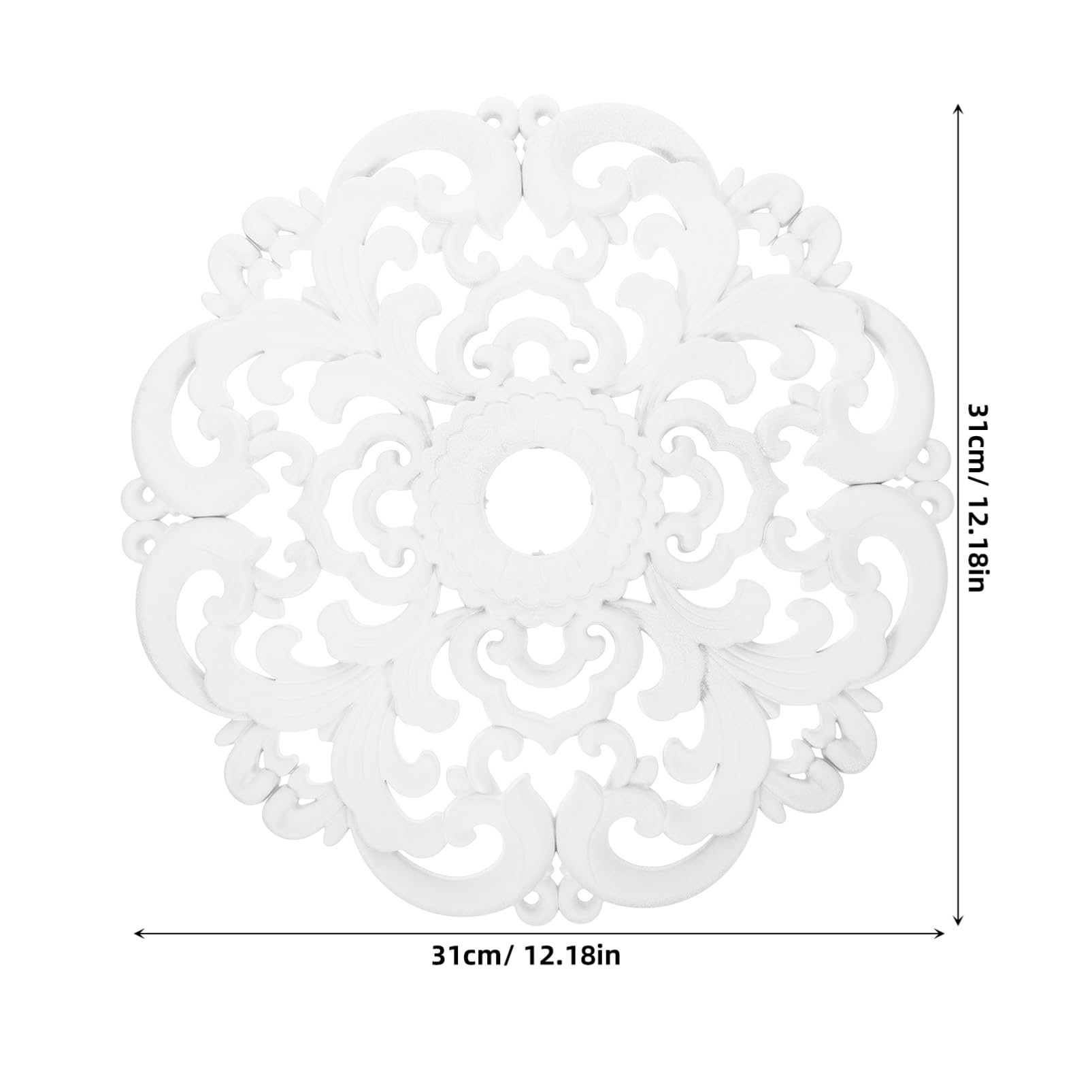 European Ceiling Medallion - Elegant Lighting Decor -4