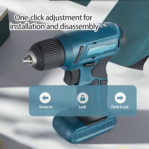 Taladro inalámbrico multipropósito 8V con motor potente miniatura 5