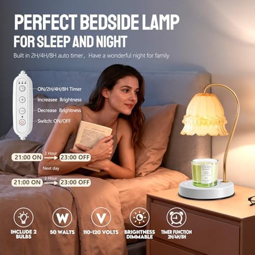 Fragrance Candle Warmer Lamp,Electric Candle Warmer